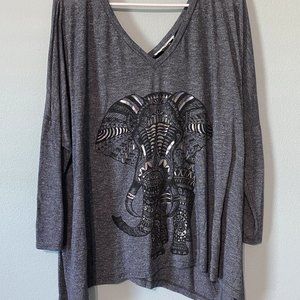 ☆*:.｡.Moa Moa Oversized Elephant Top.｡.:*☆
